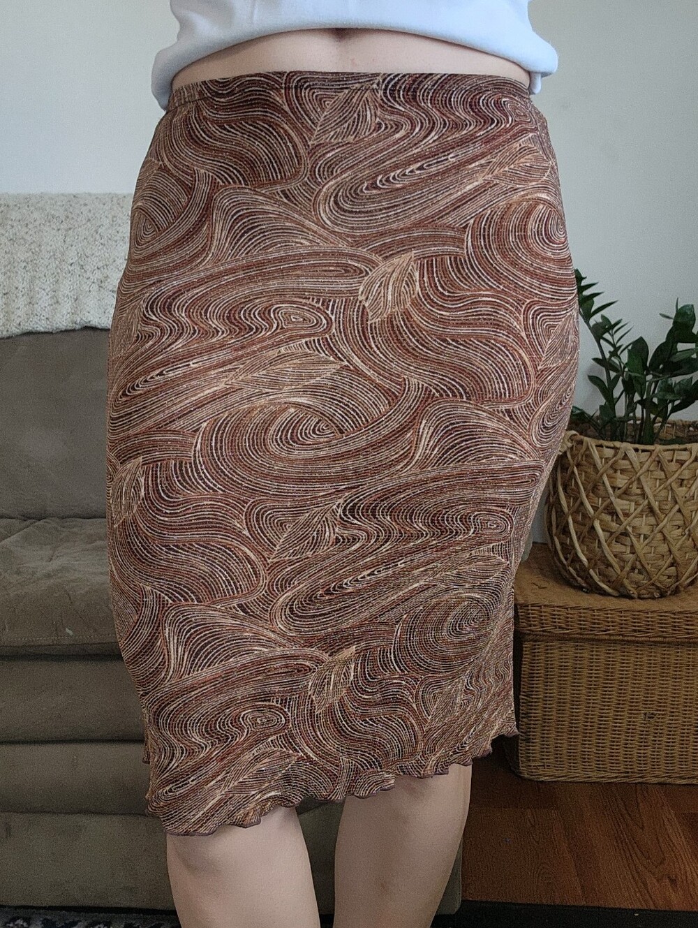Pinup Collection Y2k Swirl Glitter Fairy Skirt Size Medium